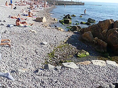 Flexi Zentai On The Beach - Watch4Fetish