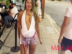 Faz Show De Exibicionismo Na Rua Termina Em Transa Em Publico Com Dwoficial 10 Min - May Akemi