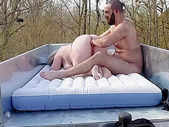 Public Mature Porn: Outdoor Anal Sex And Cum Swallowing For Grandma Cam1 2of2