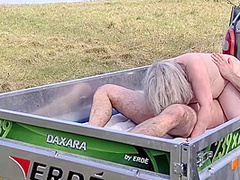 Public Mature Porn: Outdoor Anal Sex And Cum Swallowing For Grandma Cam1 2of2