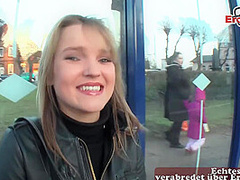 ***teen on street seduced to sex casting for money