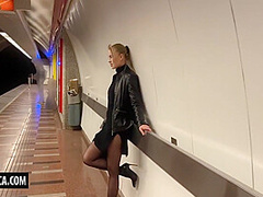 Risky Public Flashing And Lush Control By My Girlfriend 8 Min With Mimi Cica