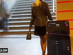 Risky Public Flashing And Lush Control By My Girlfriend 8 Min With Mimi Cica