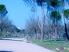 Redhead Babe Gives A Show Of Public Nudity Before Her Hardcore Drilling