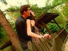 Couple On Holiday Fucking Outdoor In Various Places Till He