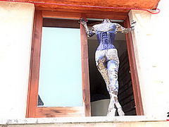 Tyra Moon Zentai Pool - Watch4Fetish