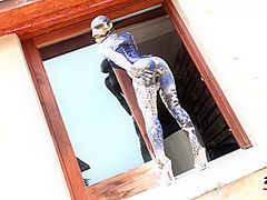 Tyra Moon Zentai Pool - Watch4Fetish