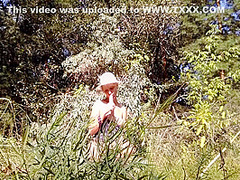 In The Forest Fuck Pussy Dildo And Orgasm