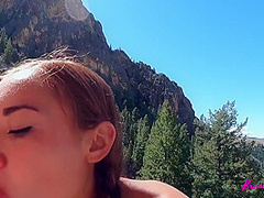 Naughty Waterfall Striptease And Cliffsi - Brandi Braids