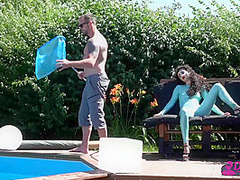 Spandex Poolparty With Sexdoll - Watch4Fetish