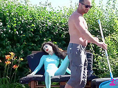 Spandex Poolparty With Sexdoll - Watch4Fetish