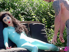 Spandex Poolparty With Sexdoll - Watch4Fetish