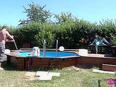 Spandex Poolparty With Sexdoll - Watch4Fetish