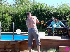 Spandex Poolparty With Sexdoll - Watch4Fetish