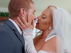 Crazy Sex With Leggy Bride With Candice Dare
