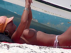 Beautiful Breasts At A Nudist Beach