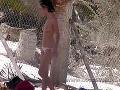 Beautiful Breasts At A Nudist Beach