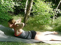 Doing The Splits Outdoors - Watch4Fetish