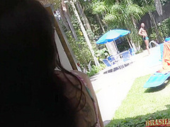 This Beautiful Brazilian Gets Her Ass Fucked By A Black Guy