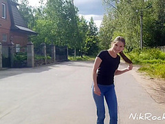Public Blowjob ! We Were Noticed By Passing People ! Showed Boobs To Passers-by With Evelina Darling