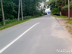 Public Blowjob ! We Were Noticed By Passing People ! Showed Boobs To Passers-by With Evelina Darling