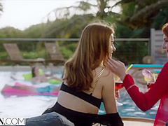 Gorgeous Redheads Seduce Bartender While On Vacation With Jia Lissa