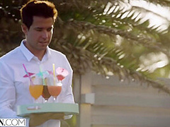 Gorgeous Redheads Seduce Bartender While On Vacation With Jia Lissa