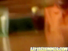 Teen in braces rubbing