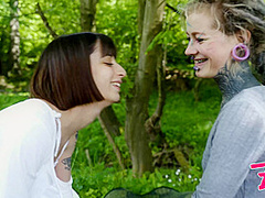 Alternative Girls Get Anal Fucked In The Nature - Atm, Outdoor Public, Gapes