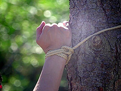 Bondage And Bdsm In The Garden Part 1 - Watch4Fetish