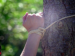 Bondage And Bdsm In The Garden Part 1 - Watch4Fetish