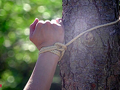 Bondage And Bdsm In The Garden Part 1 - Watch4Fetish