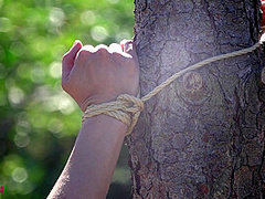 Bondage And Bdsm In The Garden Part 1 - Watch4Fetish