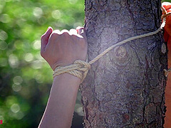 Bondage And Bdsm In The Garden Part 1 - Watch4Fetish