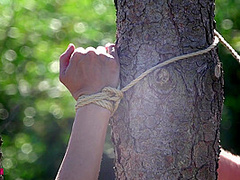 Bondage And Bdsm In The Garden Part 1 - Watch4Fetish