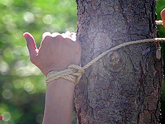 Bondage And Bdsm In The Garden Part 1 - Watch4Fetish
