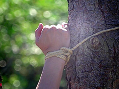 Bondage And Bdsm In The Garden Part 1 - Watch4Fetish
