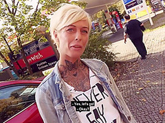 Vicky Hundt And Berlin Banger - Hot Skinny Milf Fucked Outdoors
