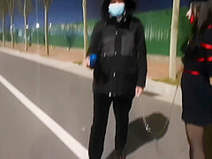 Chinese Girls Throw Trash Anywhere And Tie Up