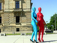 Zentai Models In The City - Watch4Fetish