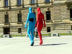 Zentai Models In The City - Watch4Fetish