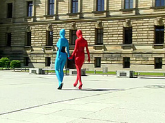 Zentai Models In The City - Watch4Fetish