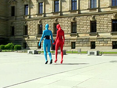 Zentai Models In The City - Watch4Fetish