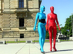 Zentai Models In The City - Watch4Fetish