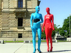 Zentai Models In The City - Watch4Fetish