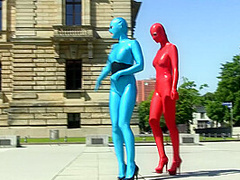 Zentai Models In The City - Watch4Fetish