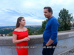 Serina Gomez - Girl Awakens Passerbys Cock And Welcomes It In Her V