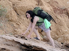 Ole Nina - Green Top Purple Shorts
