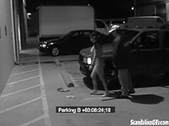Security Blowjob by Hot Babe Caught on CCTV