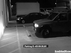 Security Blowjob by Hot Babe Caught on CCTV
